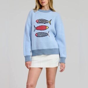 Anthropologie x Flat White Sardine Sweater • 1X • Sold Out